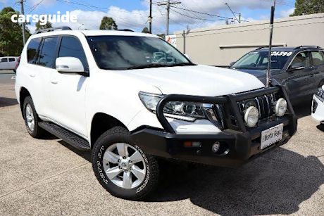 White 2019 Toyota Landcruiser Prado Wagon Gxl (4X4)