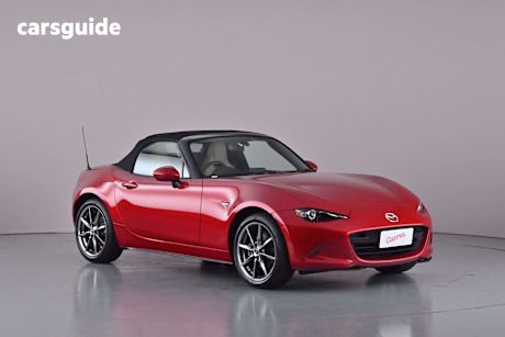 Red 2017 Mazda MX-5 Convertible Roadster Gt