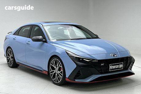 Blue 2022 Hyundai I30 Sedan N Premium
