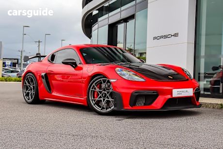 Red 2022 Porsche 718 Coupe Cayman Gt4 Rs