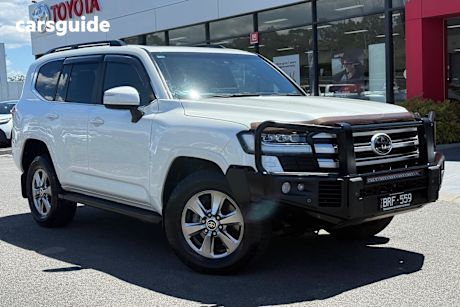 White 2021 Toyota Landcruiser Wagon Lc300 Vx (4X4)