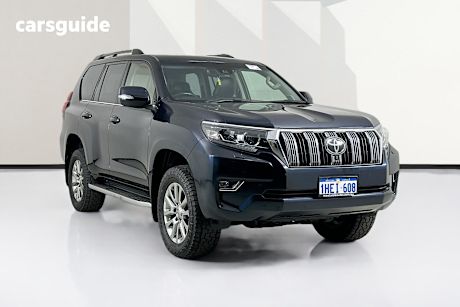 Blue 2020 Toyota Landcruiser Prado Wagon Vx Flat Tailgate
