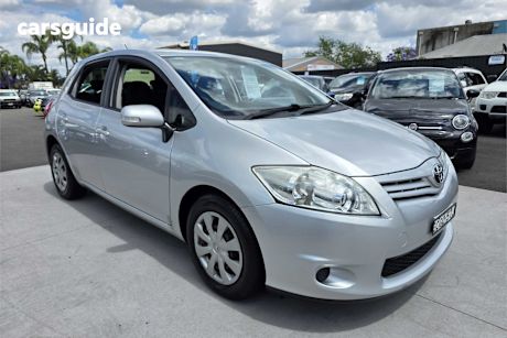 Silver 2011 Toyota Corolla Hatchback Ascent Sport