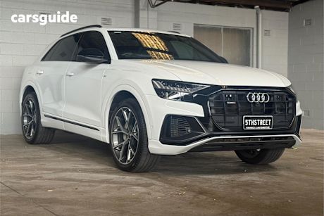White 2022 Audi Q8 Wagon 55 Tfsi Quattro S Line Mhev