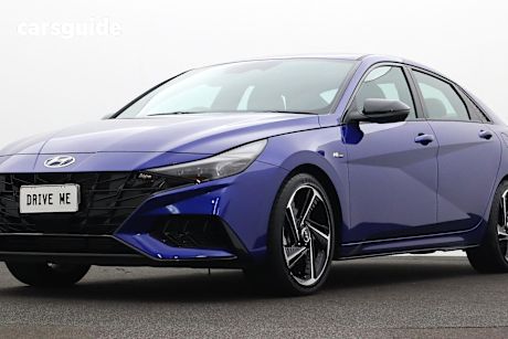 Blue 2022 Hyundai I30 Sedan N Line Premium