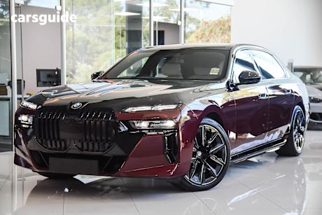 Red 2023 BMW 740I Sedan Mhev