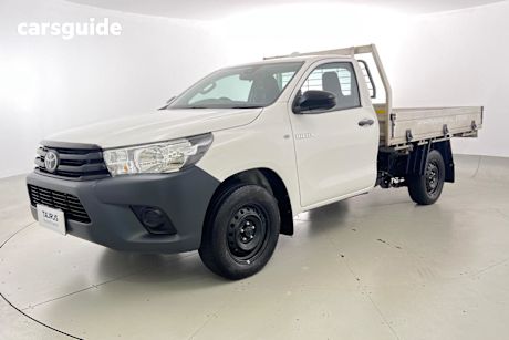 White 2022 Toyota Hilux Cab Chassis Workmate (4X2)