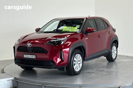 Red 2021 Toyota Yaris Cross Wagon Gxl Hybrid