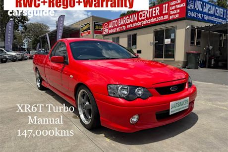 Red 2004 Ford Falcon Utility Xr6T