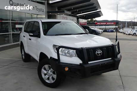 White 2019 Toyota Landcruiser Prado Wagon Gx (4X4)