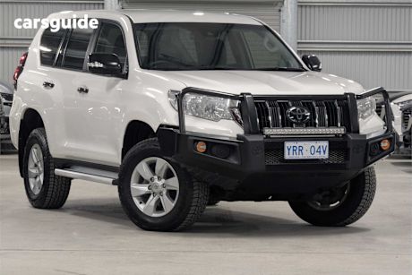 White 2022 Toyota Landcruiser Prado Wagon Gx