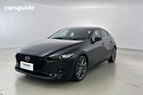 Black 2020 Mazda 3 Hatchback G20 Touring