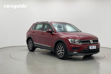Red 2017 Volkswagen Tiguan Wagon 132 Tsi Comfortline