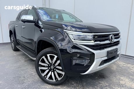 Black 2025 Volkswagen Amarok Dual Cab Utility Aventura Tdi600 4Motion