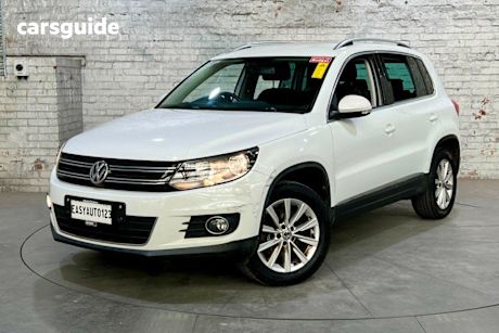 White 2015 Volkswagen Tiguan Wagon 132 Tsi (4X4)