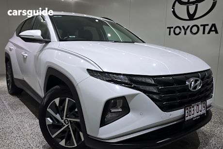 White 2023 Hyundai Tucson Wagon Elite (Fwd)