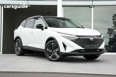 White 2025 Nissan Qashqai Wagon Ti E-Power 2-Tone (Hybrid)