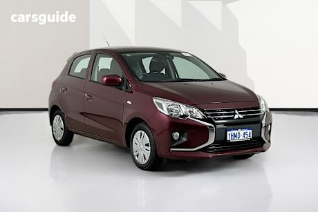 Red 2021 Mitsubishi Mirage Hatchback Es