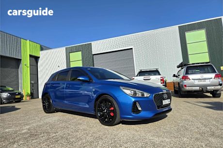 Blue 2018 Hyundai I30 Hatchback Sr