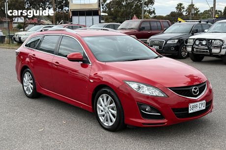 Red 2010 Mazda 6 Wagon Touring