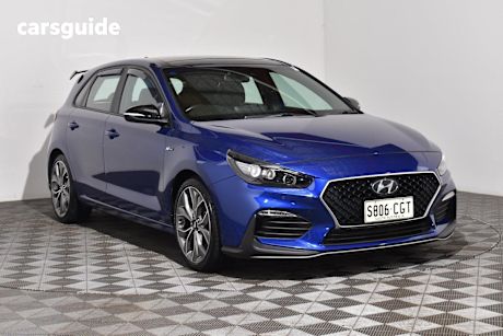 Blue 2020 Hyundai I30 Hatchback N Line Premium