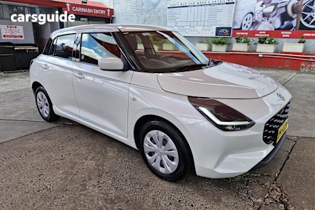 White 2024 Suzuki Swift Hatchback Hybrid