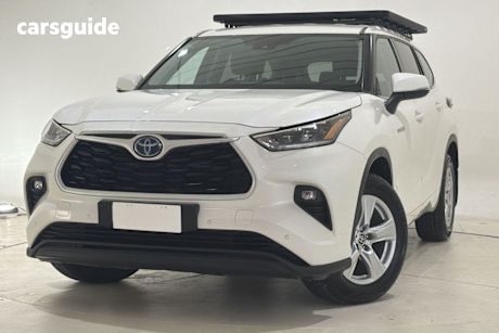 White 2021 Toyota Kluger Wagon Gx Hybrid Awd