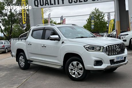 White 2017 LDV T60 Double Cab Utility Luxe (4X4)