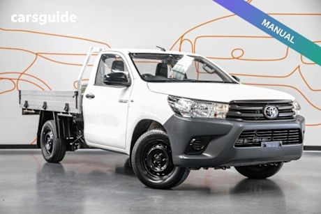 White 2020 Toyota Hilux Cab Chassis Workmate