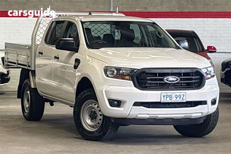 White 2021 Ford Ranger Double Cab Chassis Xl 3.2 (4X4)
