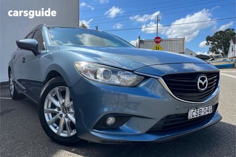 Blue 2014 Mazda 6 Wagon Touring