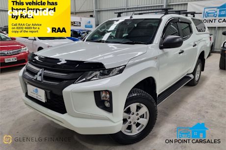 White 2019 Mitsubishi Triton Double Cab Pick Up Glx Plus (4X4)