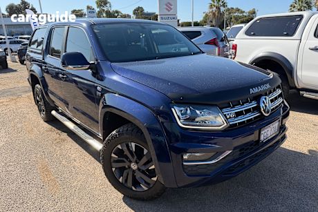 Blue 2022 Volkswagen Amarok Dual Cab Utility Tdi580 Highline 4Motion
