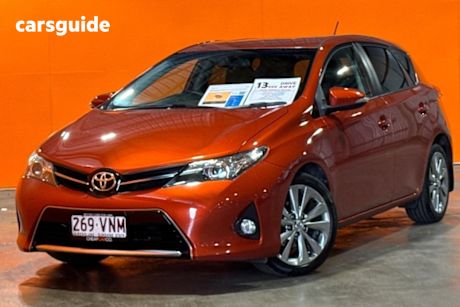Orange 2015 Toyota Corolla Hatchback Levin Zr