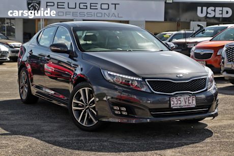 Grey 2014 Kia Optima Sedan Platinum