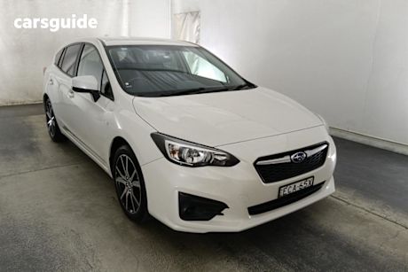 White 2019 Subaru Impreza Hatchback 2.0I (Awd)