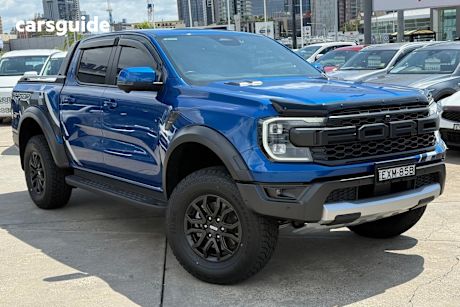 Blue 2022 Ford Ranger Double Cab Pick Up Raptor 3.0 (4X4)