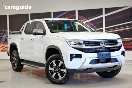 White 2025 Volkswagen Amarok Dual Cab Utility Style Tdi600 4Motion