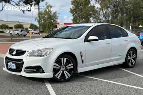 White 2014 Holden Commodore Sedan Sv6 Storm