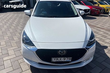 White 2021 Mazda 2 Hatchback G15 Gt