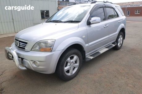 Silver 2007 Kia Sorento Wagon Ex-L