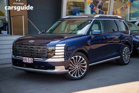 Blue 2025 Hyundai Palisade Wagon Calligraphy (7 Seat) Hev