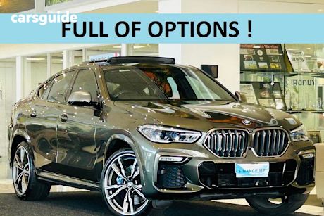 Brown 2020 BMW X6 Coupe M50I
