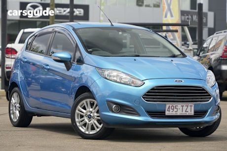 Blue 2014 Ford Fiesta Hatchback Trend
