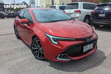 Red 2024 Toyota Corolla Hatchback Zr Hybrid