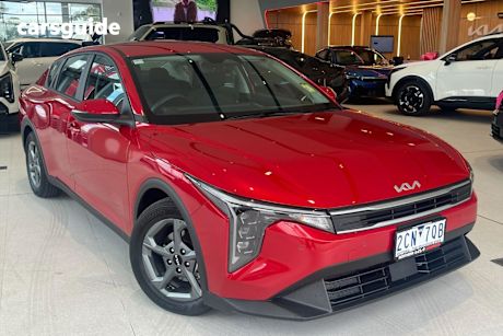 Red 2024 Kia K4 Sedan S