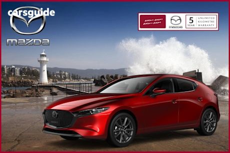 Red 2024 Mazda 3 Hatchback G20 Touring