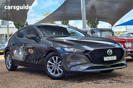 Grey 2021 Mazda 3 Hatchback G20 Pure