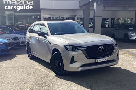 Silver 2024 Mazda CX-80 Wagon P50E Gt