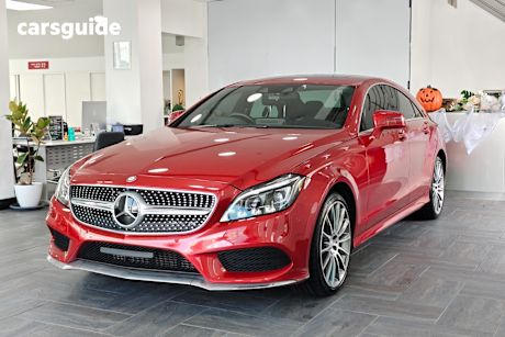 Red 2016 Mercedes-Benz CLS250 Coupe D